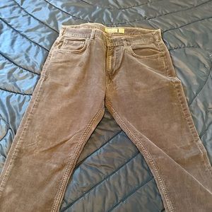 Patagonia men’s corduroy, charcoal grey